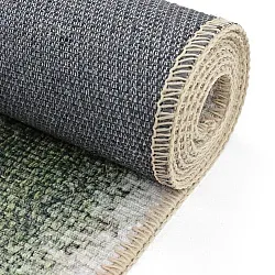 Tapis tissé à plat - Eldoret (crème/vert)