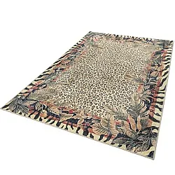 Flachgewebter Teppich - Katavi (beige/mehrfarbig)