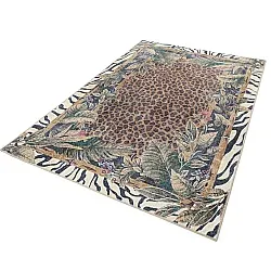 Tapis tissé à plat - Katavi (marron/multicolore)