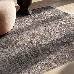 Tapis tissé à plat - Mateur (marron)