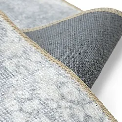 Tapis tissé à plat - Sandrigo (gris/blanc)
