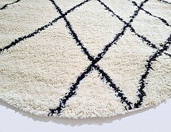 Runde Teppiche - Tavola (schwarz/weiß)