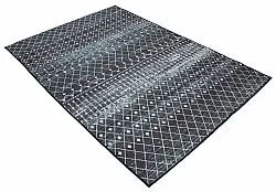 Wilton-Teppich - Stella (schwarz/weiß)