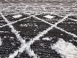 Rund Teppich - Stella (schwarz/weiß)