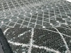 Wilton-Teppich - Stella (schwarz/weiß)