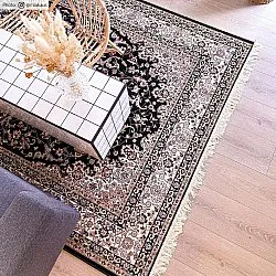 Tapis Wilton - Gårda Oriental Collection Kerman (noir)