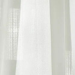 Vorhänge - Gardine in Leinenoptik Andrada (weiß)