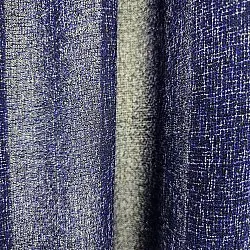 Vorhänge - Leinenvorhang Cosmina (blau)