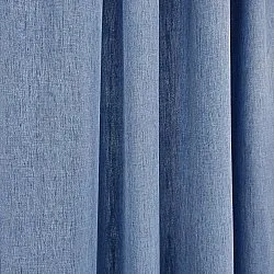 Vorhänge - Leinenvorhang Melania (dunkelblau)