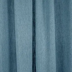 Vorhänge - Leinenvorhang Melania (dunkeltürkis)