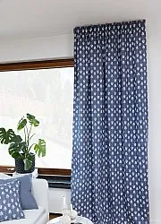 Vorhänge - Baumwollvorhang Sari (blau)