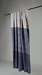 Cortinas - Cortinas de lino Perrine (gris/azul)