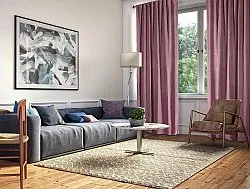 Vorhänge - Leinenvorhang Lilou (violett)