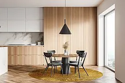 Tapis rond - Malveira (doré)