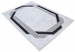 Wilton-Teppich - Olympia (schwarz/weiß)