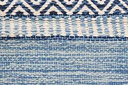 Flickenteppich von Strehög of Sweden - Havtorn (blau)