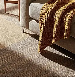 Teppichboden - Almeria Teppichfliesen 24 Stk. (unregelmäßig gestreift braun)