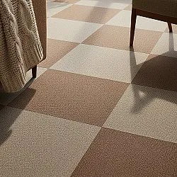 Moquette - Almeria Dalles textiles 24 unités (marron)