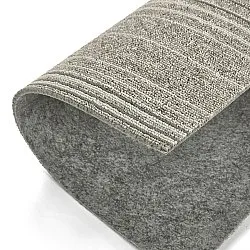 Teppichboden - Almeria Teppichfliesen 24 Stk. (unregelmäßig gestreift grau)