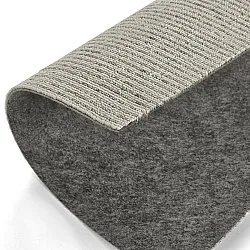 Teppichboden - Almeria Teppichfliesen 24 Stk. (gestreift grau)