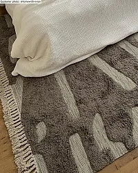 Baumwollteppich - Split (grau)