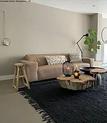 Flickenteppich - Silje (schwarz)