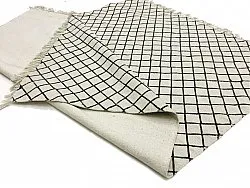 Flickenteppich - Agadir (schwarz/weiß)