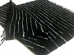 Flickenteppich - Nordal Design (schwarz, 100 % Leder)