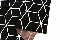 Wilton-Teppich - Florence Square (schwarz)