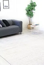 Bamboo silk Teppich - Faliraki (hellgrau)