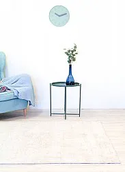 Bamboo silk Teppich - Faliraki (hellgrau)