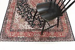 Wilton-Teppich - Vakifli (blau/multi)