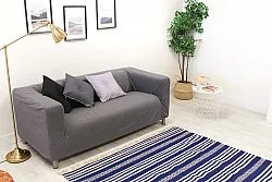 Flickenteppich - Ystad (blau)