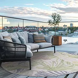 Runde Teppiche - Indoor/Outdoor Havana (cream/multi)