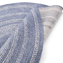 Rund Teppich - Indoor/Outdoor Angus (blau)