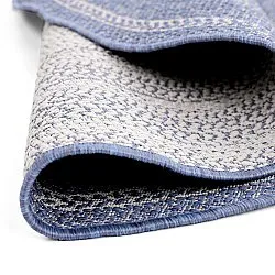 Rund Teppich - Indoor/Outdoor Angus (blau)