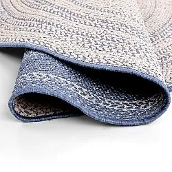 Rund Teppich - Indoor/Outdoor Angus (blau)