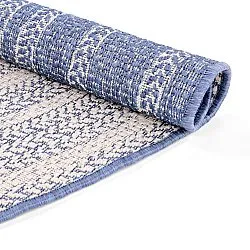 Rund Teppich - Indoor/Outdoor Angus (blau)