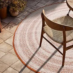 Rund Teppich - Indoor/Outdoor Angus (rot)