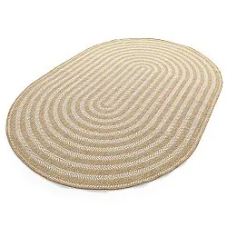 Ovaler Teppich - Indoor/outdoor Leander (natur)