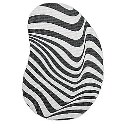 Teppich für innen und außen - utomhusmatta - Remina (schwarz/weiß)