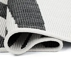 Teppich für innen und außen - utomhusmatta - Remina (schwarz/weiß)