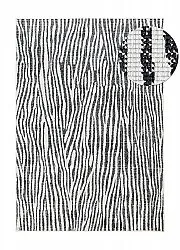 Teppich für innen und außen - utomhusmatta - Vaura (schwarz/weiß)