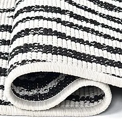 Teppich für innen und außen - utomhusmatta - Vaura (schwarz/weiß)