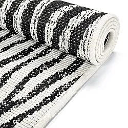 Teppich für innen und außen - utomhusmatta - Vaura (schwarz/weiß)