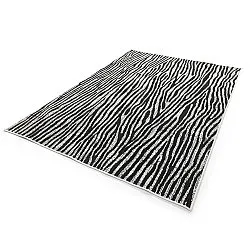 Teppich für innen und außen - utomhusmatta - Vaura (schwarz/weiß)