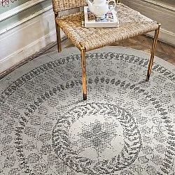 Runde Teppiche - Indoor/Outdoor Malcolm (grau)