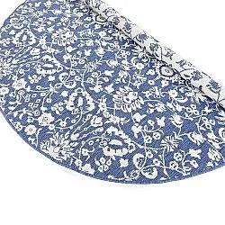 Rund Teppich - Brussels Ocean (blau)