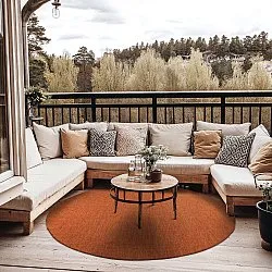 Rund Teppich - Monsanto (orange)