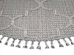 Runde Teppiche - Indoor/Outdoor Santos (grau)